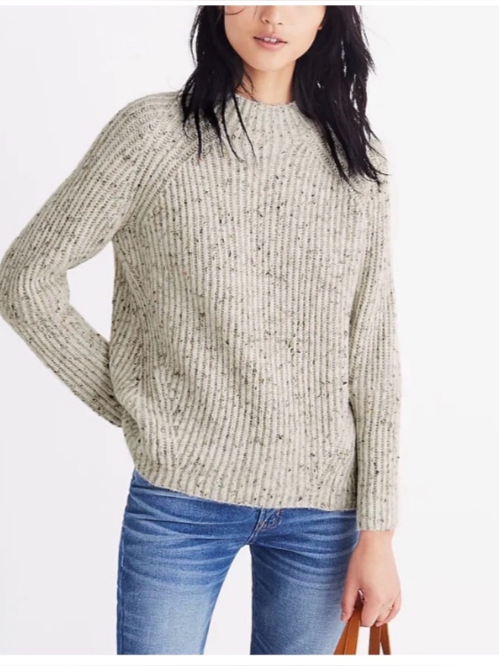 Madewell Donegal Northfield Mockneck Sweater